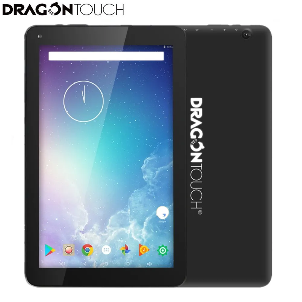 Dragon Touch V10 10 дюймовый GPS планшет на Android c Bluetooth 7 0 Nougat MTK четырехъядерный процессор 1