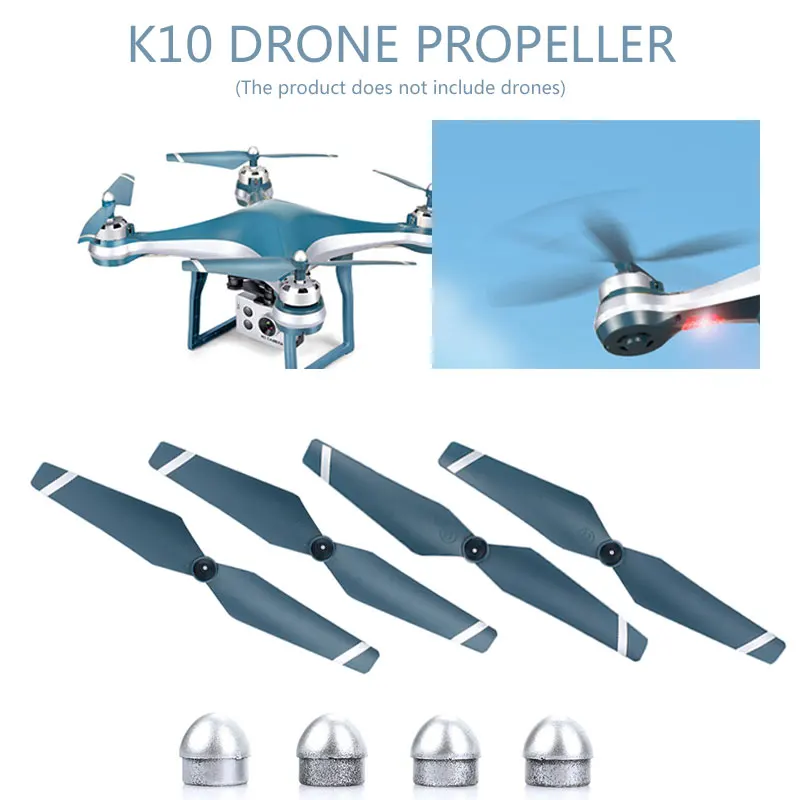 

Props 4X RC Drone Propeller Plastic 4Pcs UAV Drone Propeller Blade Parts RC 4Pcs Drone Propeller Folding UAV for K10