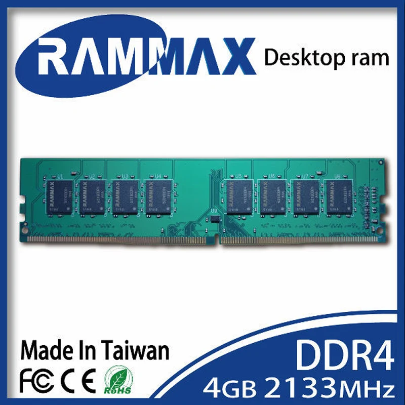 LO DIMM 2133Mhz Desktop Memory DDR4 Ram 4GB CL15 Unbuffered Non Ecc PC4 17000 288 pin