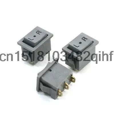 

3 шт. SPDT ON-OFF-ON 3 позиции защелкивающийся в лодке клавишный переключатель серый AC 250 в 6/12A