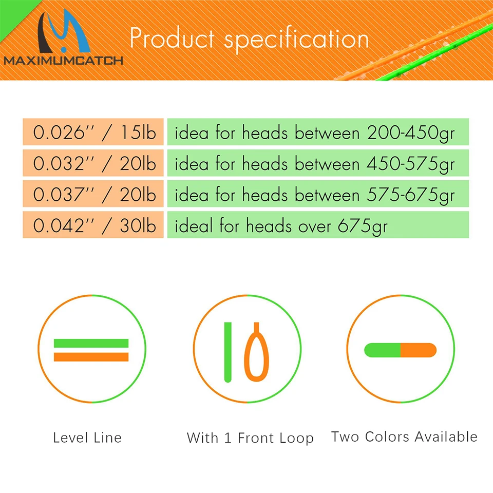 Maximumcatch العائمة يطير اطلاق النار خط تشغيل خط مع الجبهة حلقة 0.026 ''0.034'' 0.037 ''0.042'' Maximumcatch العائمة يطير اطلاق النار خط تشغيل خط مع الجبهة حلقة 0.026 ''0.034'' 0.037 ''0.042''