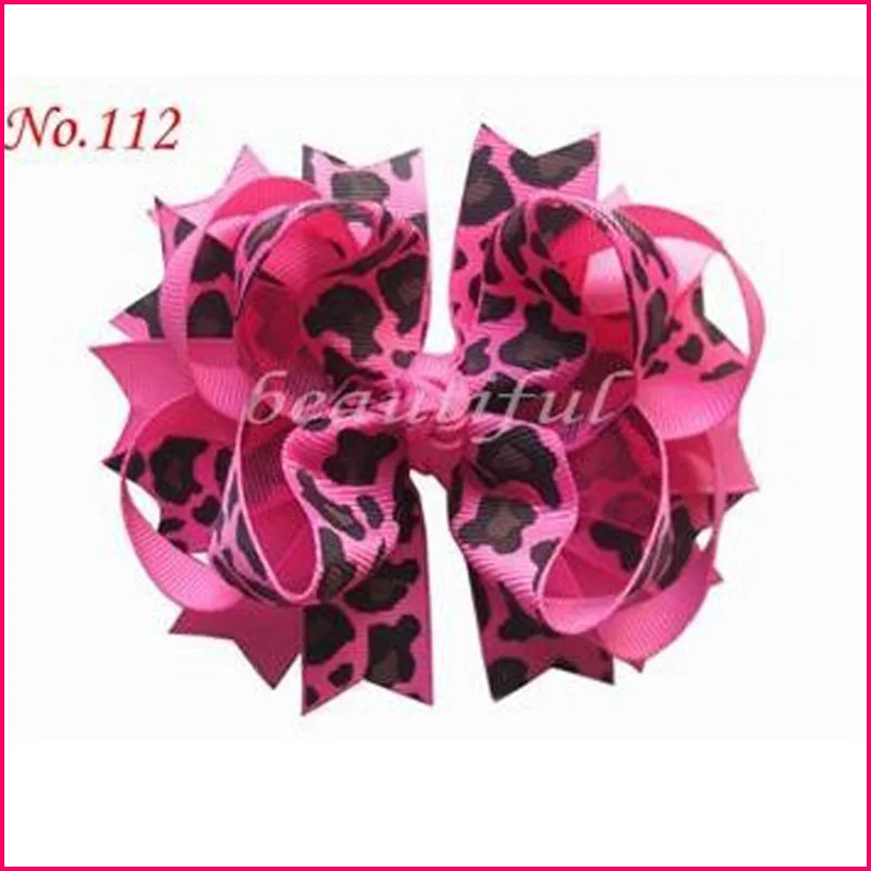 

20 BLESSING Good Girl Hair Accessories 4.5" A- Blossom Bow Clip 117 No.