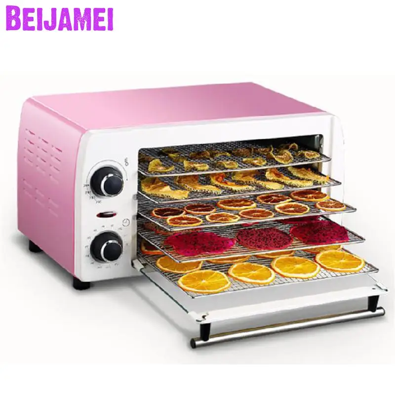 

BEIJAMEI New Arrival Fruit Dryer Machine Household Food Dehydrator 5-layers Pets Food Drying Machine