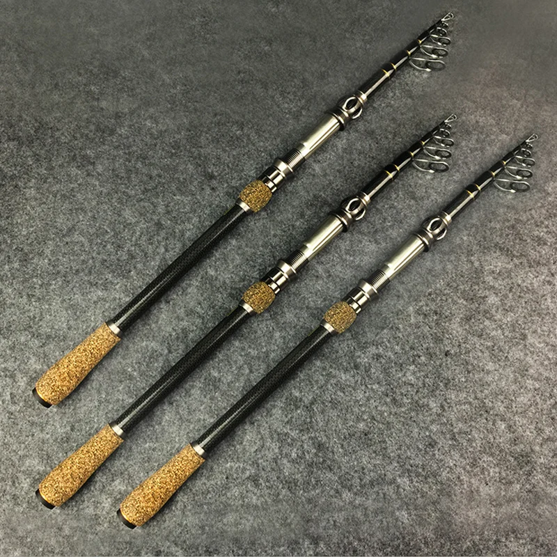 

Ultra-light Carbon Telescopic Carp Fishing Rod 1.8- 2.7m Super Hard Durable Feeder Glass Sea Fishing Spinning Rods Pesca S4