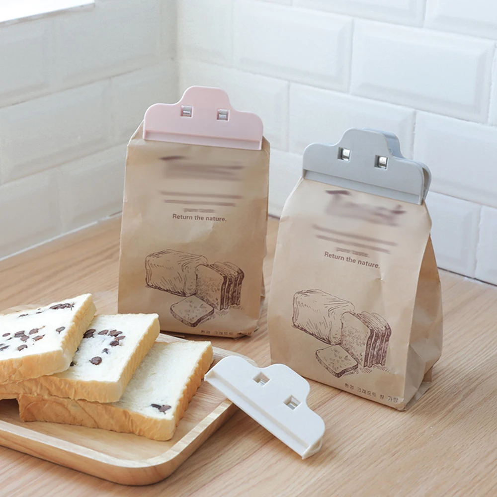 

1PC Powder Food Package Bag Clip Baby Dried Milk Sealed Clips Portable Plastic Practical Food Sealing Clamp Strong Clip