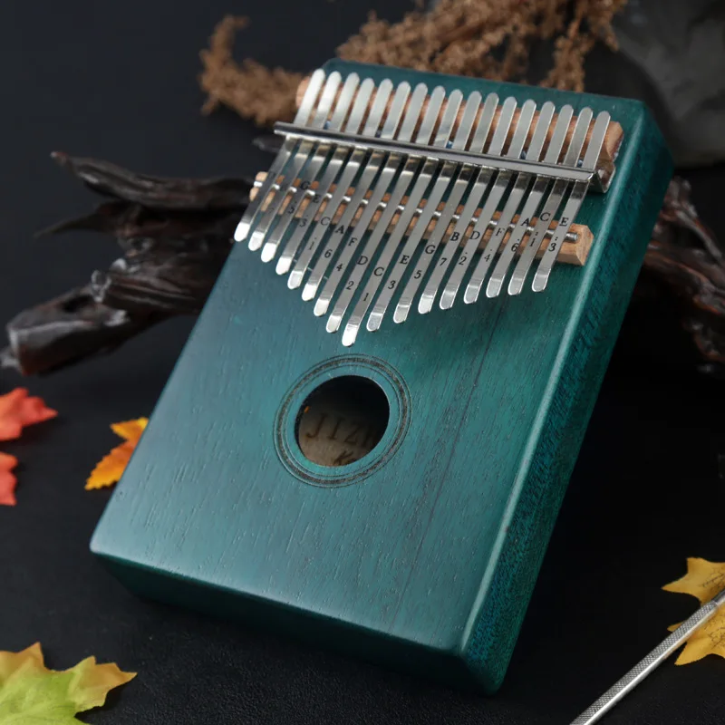

17 Key Kalimba African solid Mahogany Thumb Finger Piano 17 keys Solid Wood Kalimba Mbira Thumb