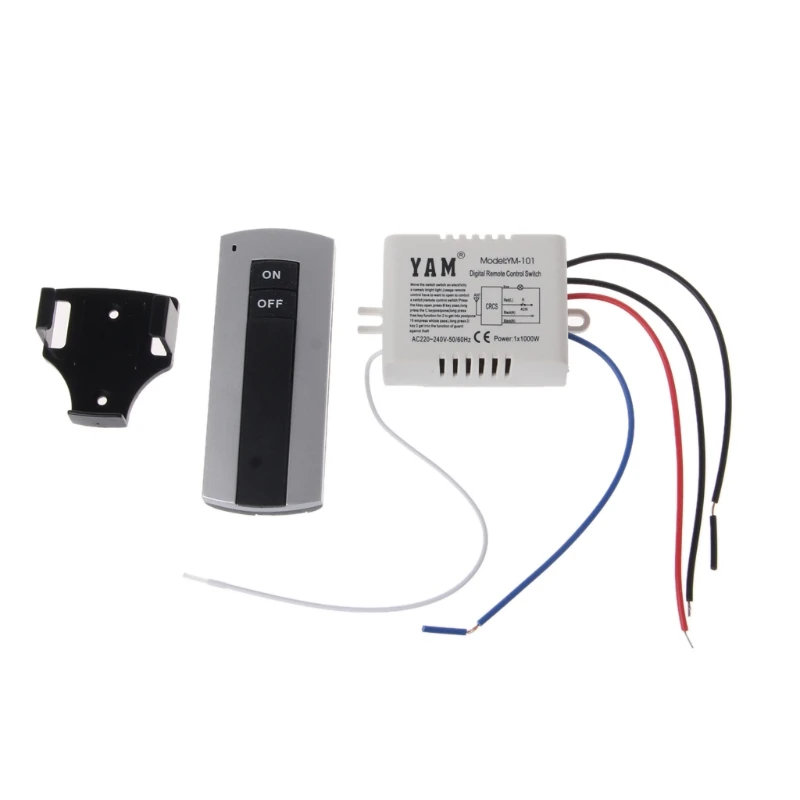  Wireless 1 Channel ON/OFF Lamp Remote Control Switch Receiver Transmitter - 32848492892