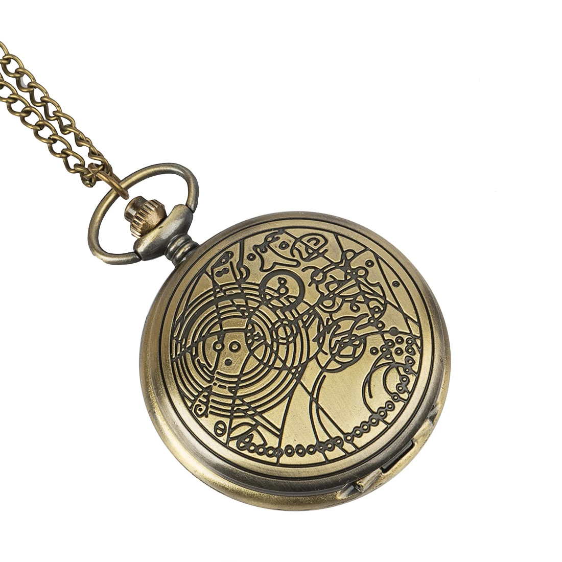 

boys girls pocket watch Retro Bronze Doctor Who Theme Fashion Quartz Pocket Watch Men Women Gift Relogio De Bolso