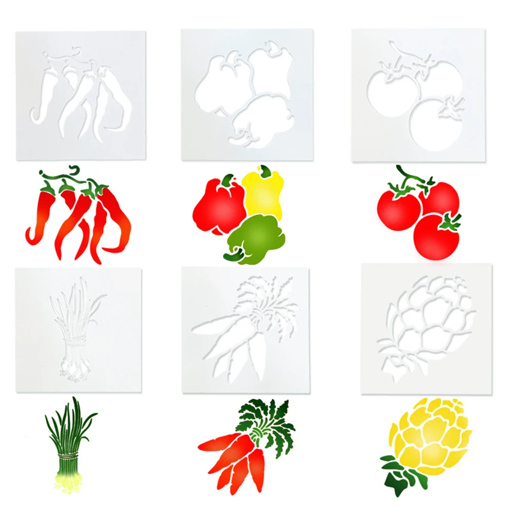 

Vegetable Fruit Cake Biscuit stencil bakery tool Cake Stencils Cookie fondant mold Bakeware Baking Template Decor