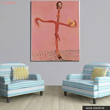 

Georg Baselitz Fixe Idee Fixed Idea Still life Abstract oil Painting Drawing art Spray Unframed Canvas miniature brass02028739