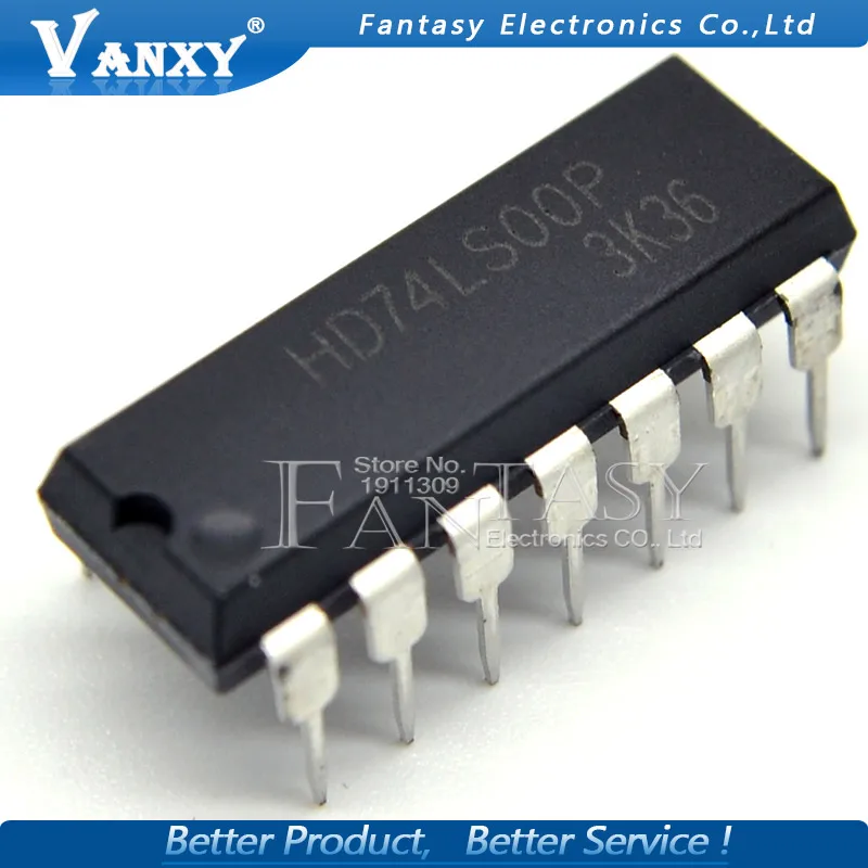 

10PCS HD74LS00P DIP14 HD74LS00 DIP SN74LS00N 74LS00 SN74LS00 DIP-14 new and original IC