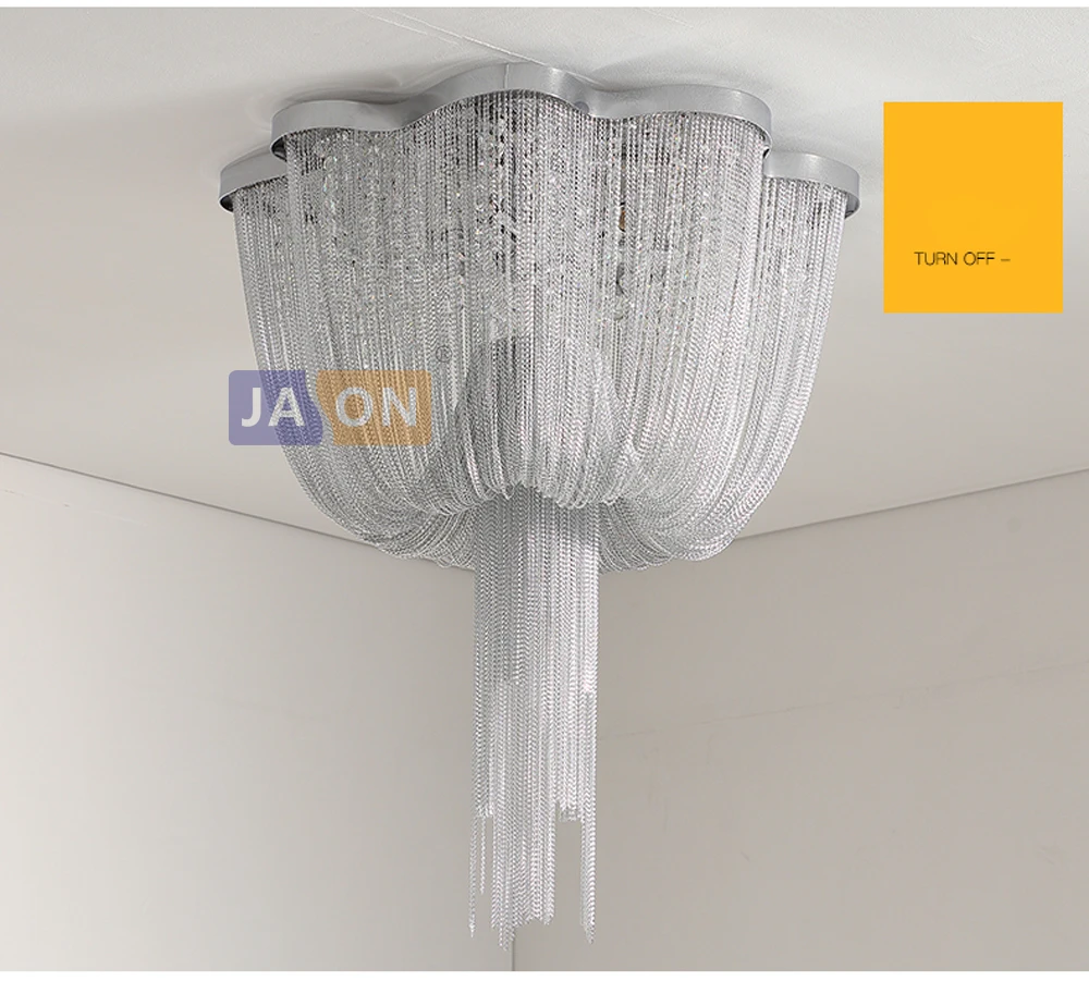 led e14 Cовременные Железные Алюминие Цепи Хром Светодиодные Лампы.Светодиодные Светильники.Люстры Потолочные. Потолочные