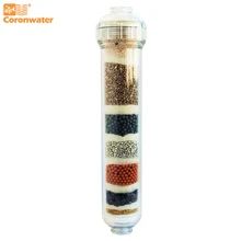 Alkaline Water Filter Cartridge Post filter for Reverse Osmosis and Water Purification 1 2 copper pre water filter reverse washing household for silicon phosphorus water filter crystal central water purification