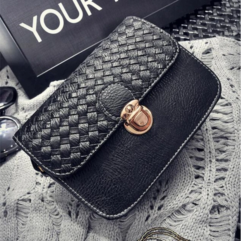 kai yunon Women Girl Shoulder Bag Faux Leather Satchel Crossbody Tote Handbag Aug 24 new design 2016 hot sale women girl shoulder bag faux leather satchel crossbody weave tote handbag jul15