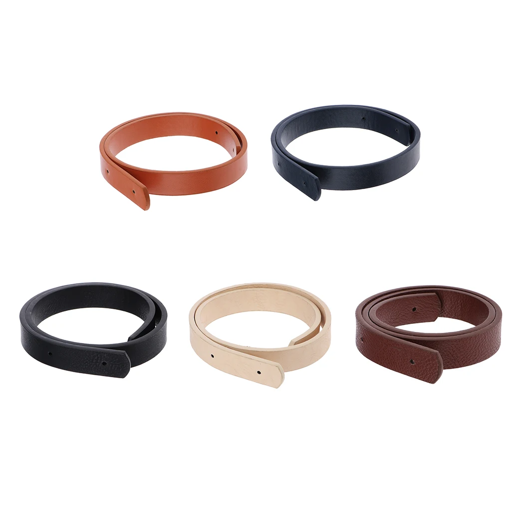 60 cm Tote Handbag Strap Replacement Handle Shoulder Bag Stylish Simple PU Leather DIY Accessory