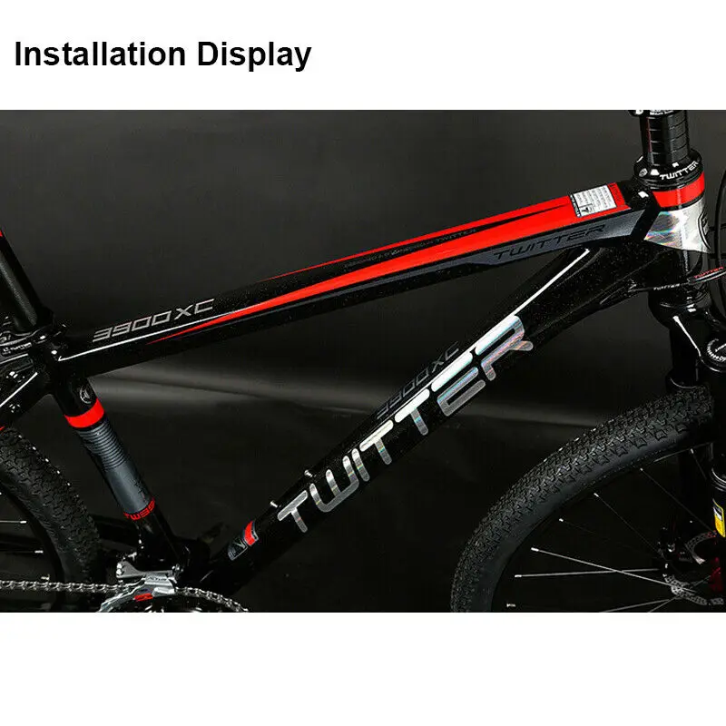 Sale TWITTER  26/27.5er Mountain Bike Frame 15.5/17" Aluminum Alloy Straight Tube 44mm Frameset Bicycle Frameset Laser 19