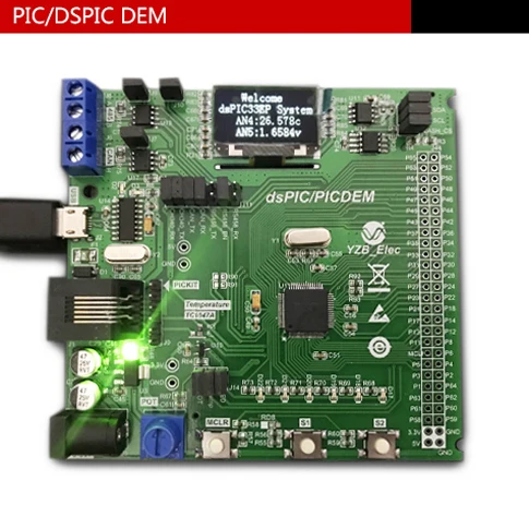 DsPIC33FJ64GS606 MCU CAN Power Supply PIC Learning Board NEW Experimental |