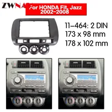Автомобильный dvd-плеер рамка для 2002-2008Honda Jazz 2DIN Авто радио мультимедиа NAVI fascia