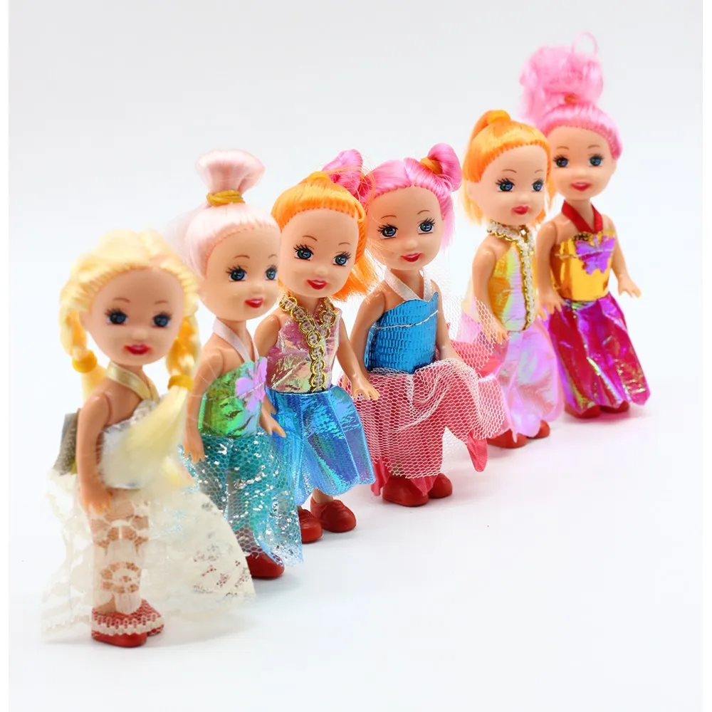 1 шт. 3,5 дюйма Популярные Модные Куклы Игрушки для девочек barbieDolls, супер милые маленькие куклы Келли для barbiedolls er004