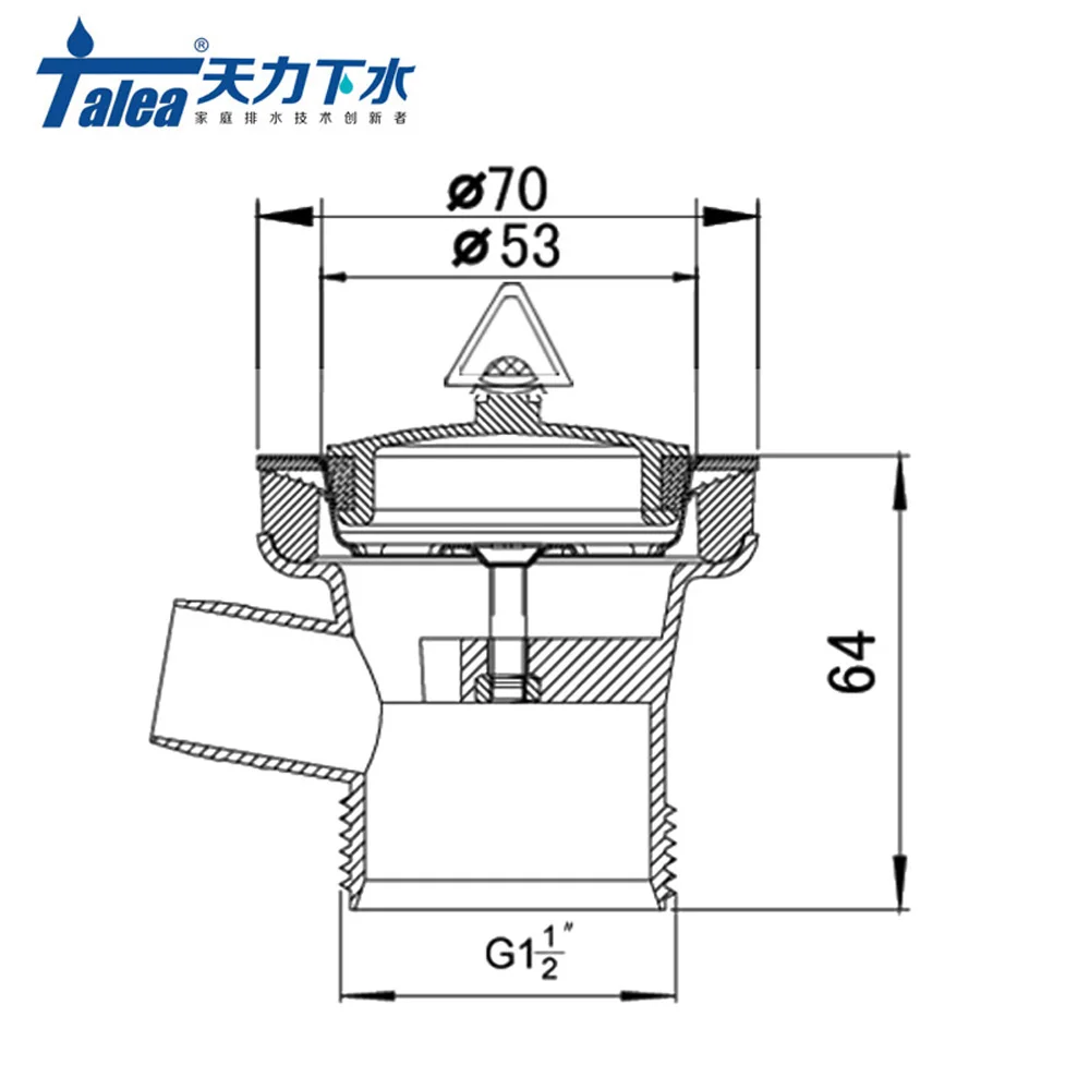 Talea сливной фильтр для раковины Тип чаши с переливом аксессуары для раковины Нержавеющая сталь ловушка ситечко для раковины