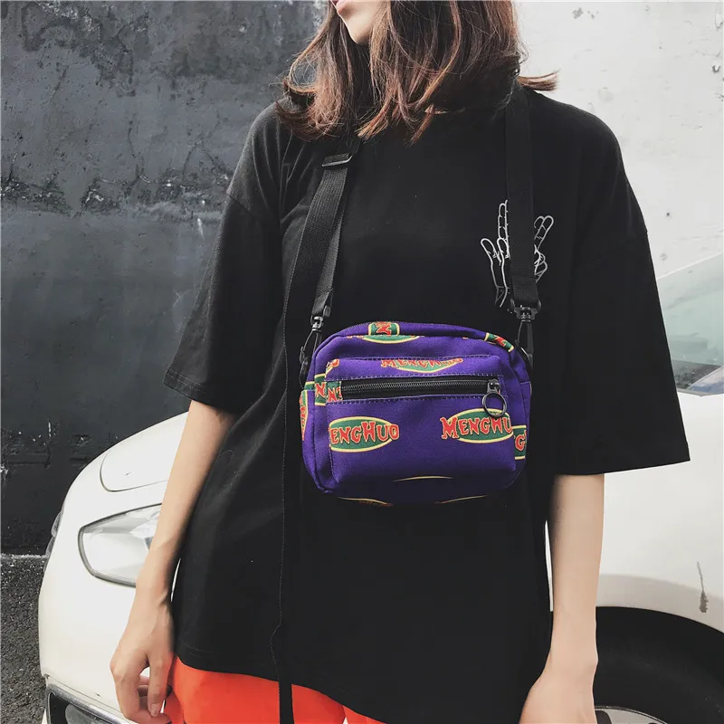 Menghuo Casual Letter Women Shoulder Bags Waterproof Nylon Female Handbags Girls Messenger Bags Small Crossbody Women Mini BagsIMG_6524