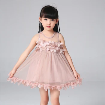 

Summer Girl Dress 2017 Vestido Flower Girl Dresses Sleeveless Organza Floral Dresses Princess Bridesmaid Wedding Birthday Party