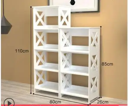 Bookshelf floor simple rack creative primary school combination bookcase multi-layer storage cabinet simple modern.