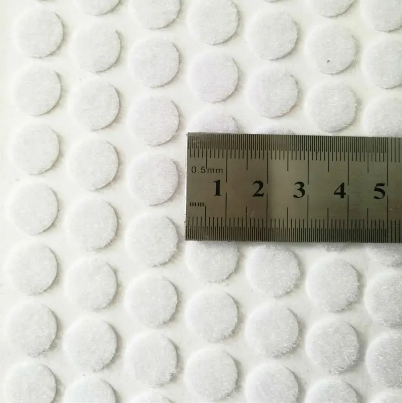 

13mm(1/2inch) Diameters coins,1000sets , Sticky Back self fastening Dots. Adhesive round hook&loop,2G Brand,