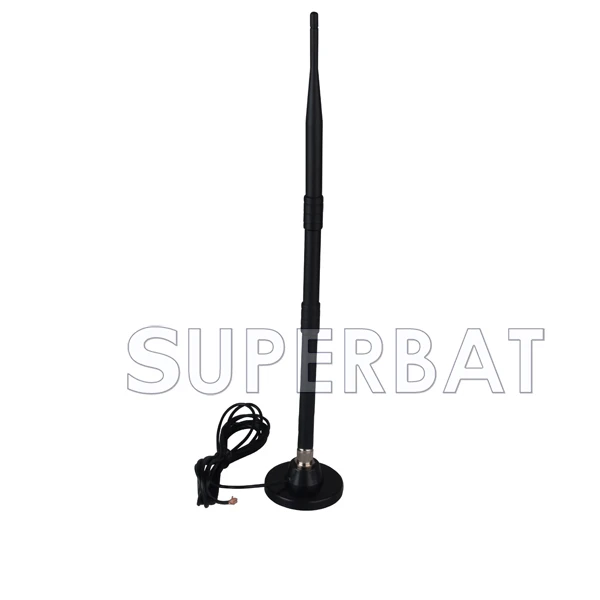 3G//4G LTE Dual Omni-Directional 9dBi 800-2600MHz Antenna TS9 3m cable