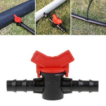 

2way Connector Adaptor Quick Turn Off Plastic Irrigation Water Hose Valve Switch