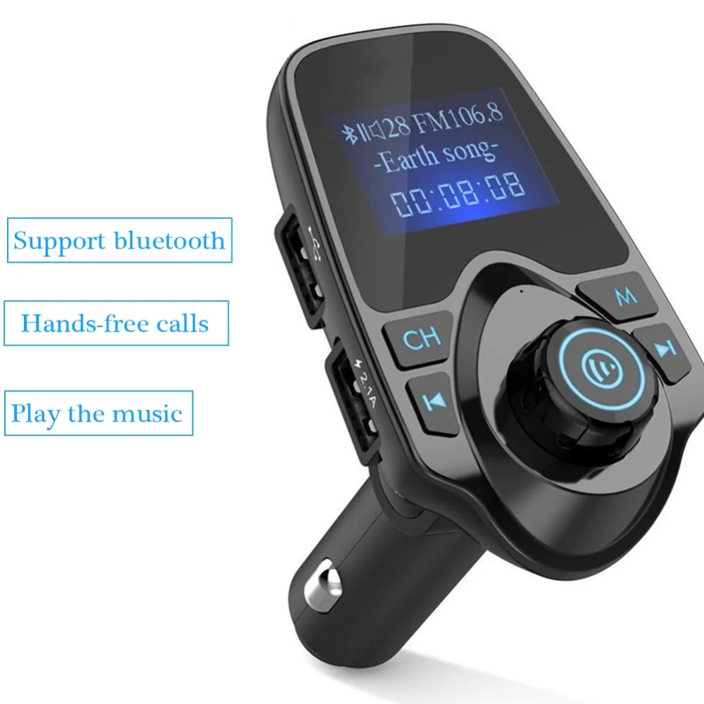 Международный FM передатчик Bluetooth Car Mp3 плеер громкой связи Car Kit Радио Стерео адаптер в автомобиле приемник Bluetooth с ручной
