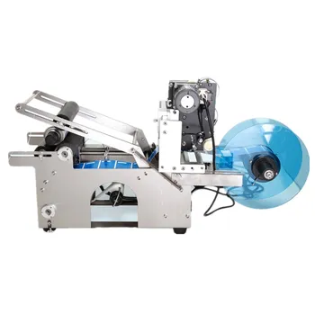 

Automatic High Accuracy Labeling Machine For Round Bottle With Printer Date Stamp