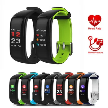 2018 Smart Wristband Fitness Bracelet cool top Heart Rate Monitor Blood Pressure Colorful Touch Screen smart watch men woman