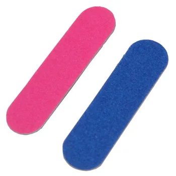ZKO Retail 1 Piece 100/240 Double Sided Grit Professional Nail Files Nail Buffer Buffing Slim Crescent Grit Nail Tools Nail File
