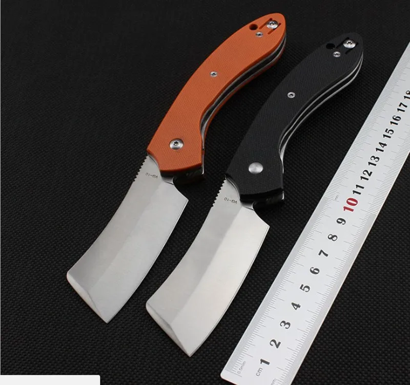 

NEW pocket folding knife VG-10 blade G10 handle Outdoor camping Hunting Knife Survival Tactical knives CNC utility hand tools