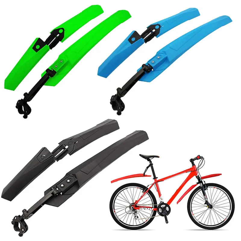 

New 1Pair Bicycle Front Rear Fender Set MTB Mountain Road Bicycle Fender Removable Strainer Wings for Cycle Accessories