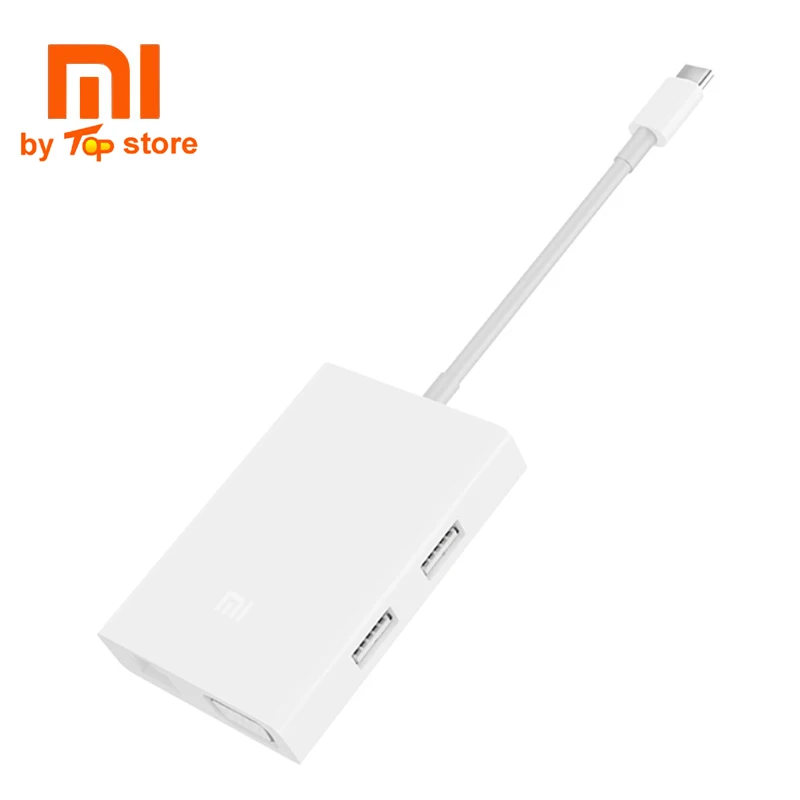 

Original Xiaomi USB-C to VGA Adapter Gigabit Network Port Multifunctional Converterfor Macbook mi laptop air USB3.0 Fast Char