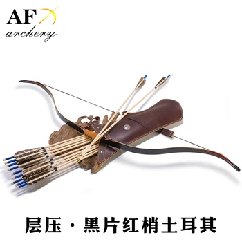 

49" Customized 20-55# Archery Turkish Bow Traditional Laminated Bow Handmade Recurve Bow Outdoor Hunting Shooting Longbow
