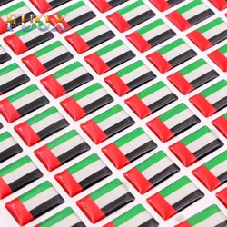 Стайлинга автомобилей Объединенные Арабские Эмираты эмблема флага значок наклейка на мотоцикл для Audi Honda Toyota Nissan Мазда; Митсубиси
