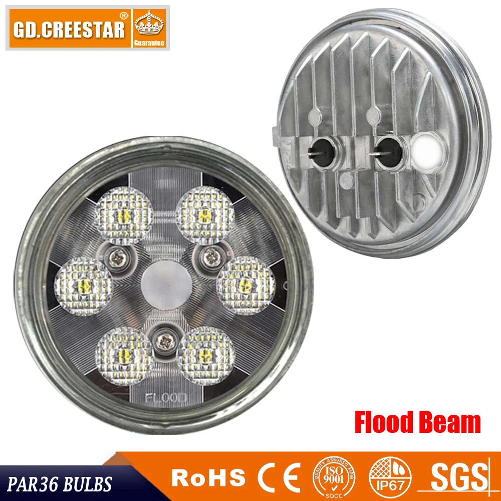 Kaufen PAR36 LED Landung Licht Flugzeug 12 V 24 V IP68 6 leds 18W führte arbeit lichter Landschaft vorne scheinwerfer für Traktor lichter x1pc