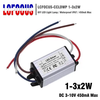 

LED Driver 1-3x2W 2W 4W 6W Constant Current 450mA 2 4 6 W Watt Waterproof IP67 Lighting Transformers Power Supply For Floodlight