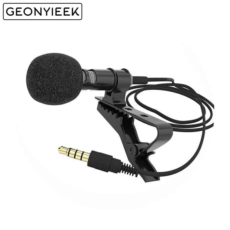 

Portable 3.5mm Jack Microphones Clip-on Lapel Lavalier Microfone Condenser Mikrofon For Teaching Speech Mobile Phone Wholesale