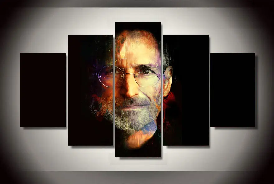 

Atfipan Decor Picture Steve Jobs Apple Painting On Canvas Room Decoration Print Poster Picture Canvas Wall Art Picture Print
