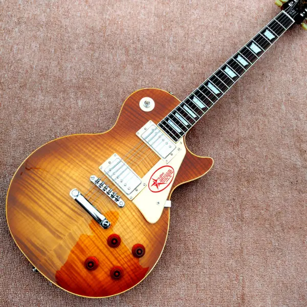Wholesale Custom shop 1959 R9 Tiger Flame electric guitar Standard LP 59 electric guitar HOT! Wholesale Custom shop 1959 R9 Tiger Flame electric guitar Standard LP 59 electric guitar HOT!