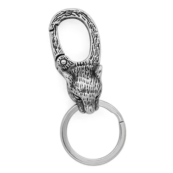 

VikingCeltic 316L stainless steel leopard animal keychain
