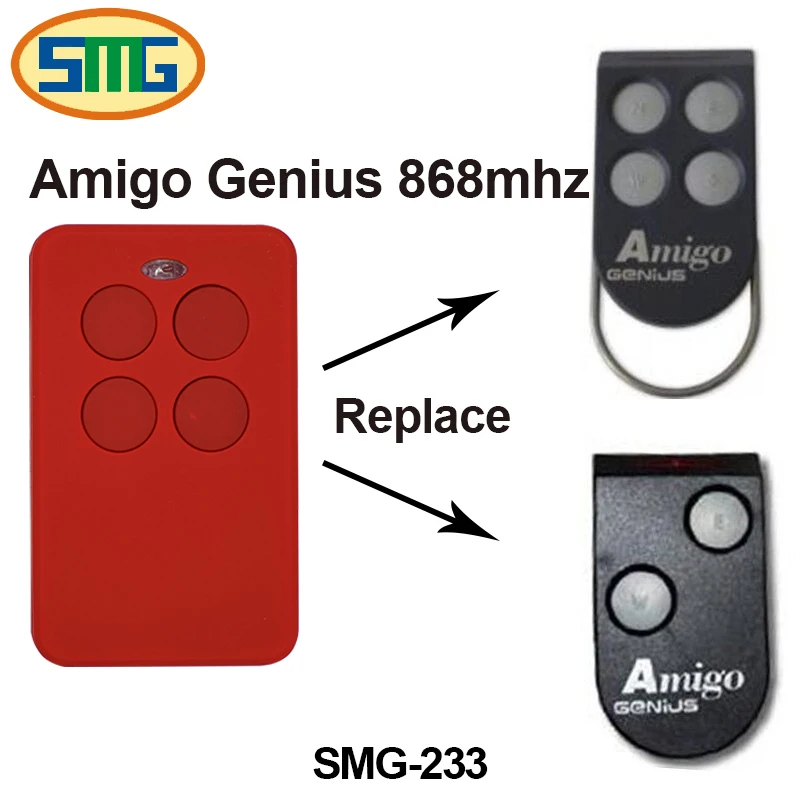 2pcs Genius remote control for universal gate free shipping Genius