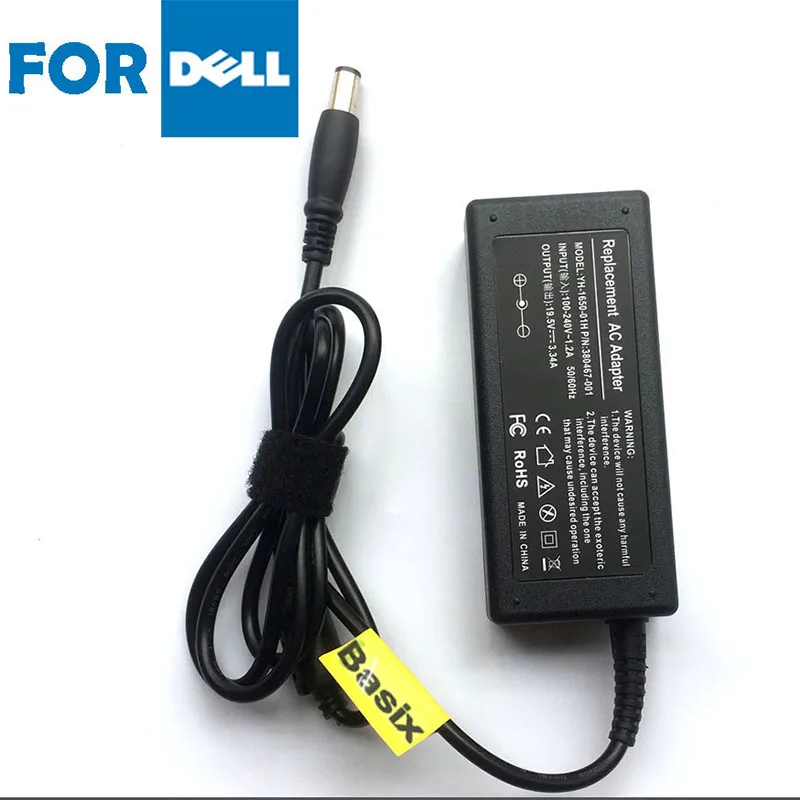 65W 19,5 V 3.34A адаптера переменного тока Зарядное устройство для Dell Latitude 14 7480 P73G Inspiron 15 3646 Latitude E5250 E5440 E5450 E5540 E5550 Зарядное устройство