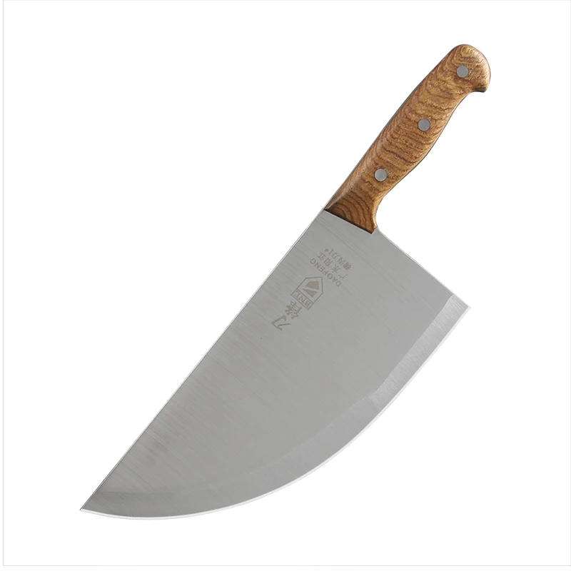 BNL Stainless Steel Round Headed Pork Knife Cutting Meat Knife
