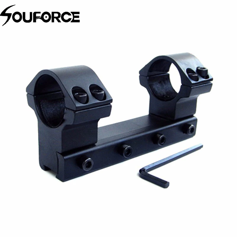 1 Pair 25.4mm High Profile 1/" Scope Ring Picatinny Weaver Rail Laser Torch Mount