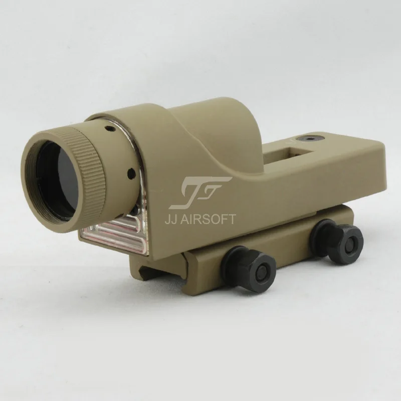 

JJ Airsoft 1x24 Reflex Red Dot (Tan) RX06:Reflex Triangle Reticle FREE SHIPPING (ePacket/HongKong Post Air Mail)
